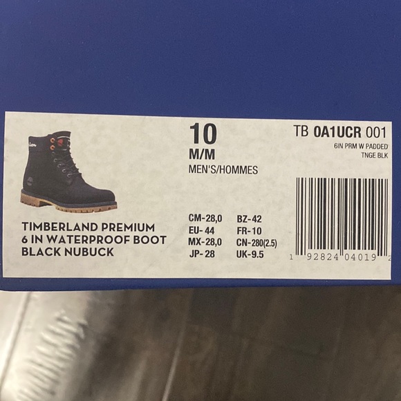 CHAMPION X TIMBERLAND Limited Edition Premium 6 Inch Winter Boots Size 10 Men’s - Picture 7 of 8